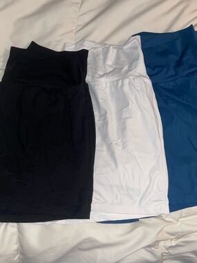 Halara Athletic Shorts - Black, White, Jade